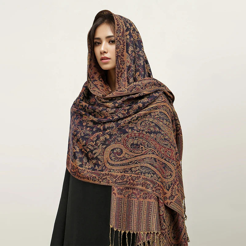 Luxury Pashmina Hijab Scarf - Cashmere Shawl