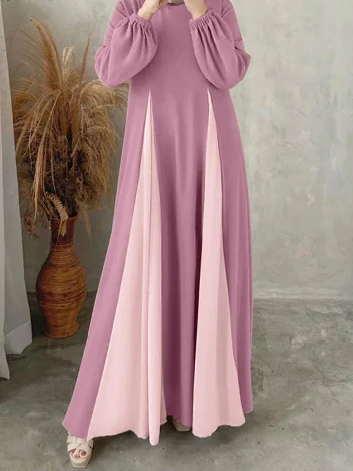 Elegant Modest Abaya Dress - Long Sleeve Maxi | Premium Dress