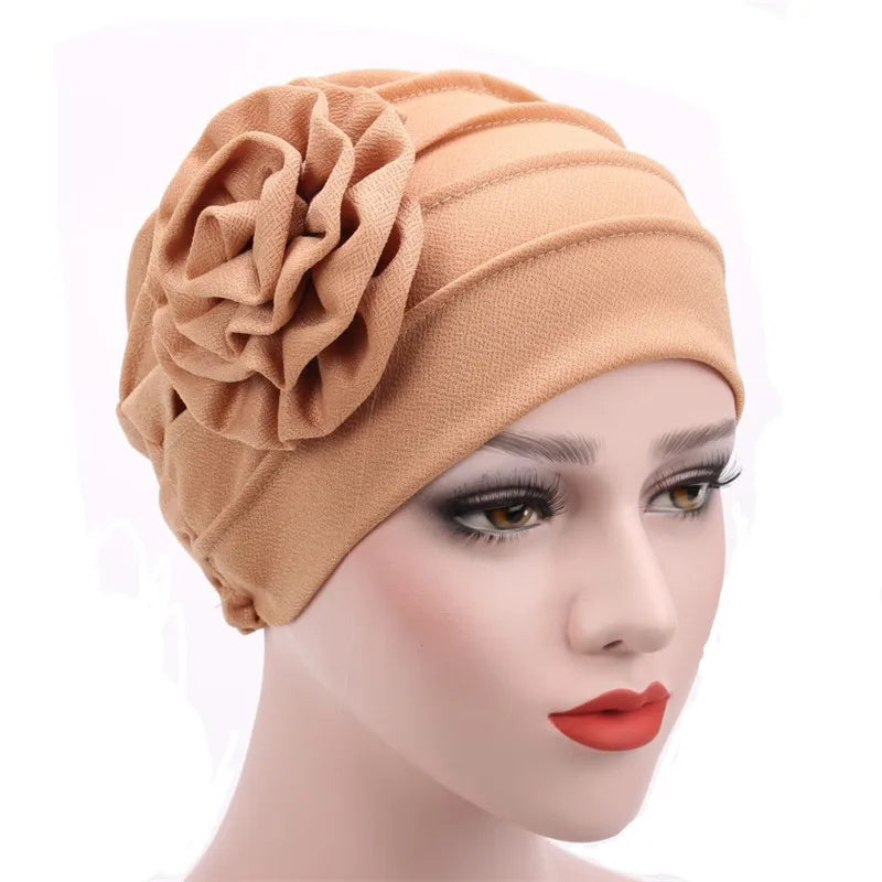 Flower Turban Hijab - Chemo Headwear