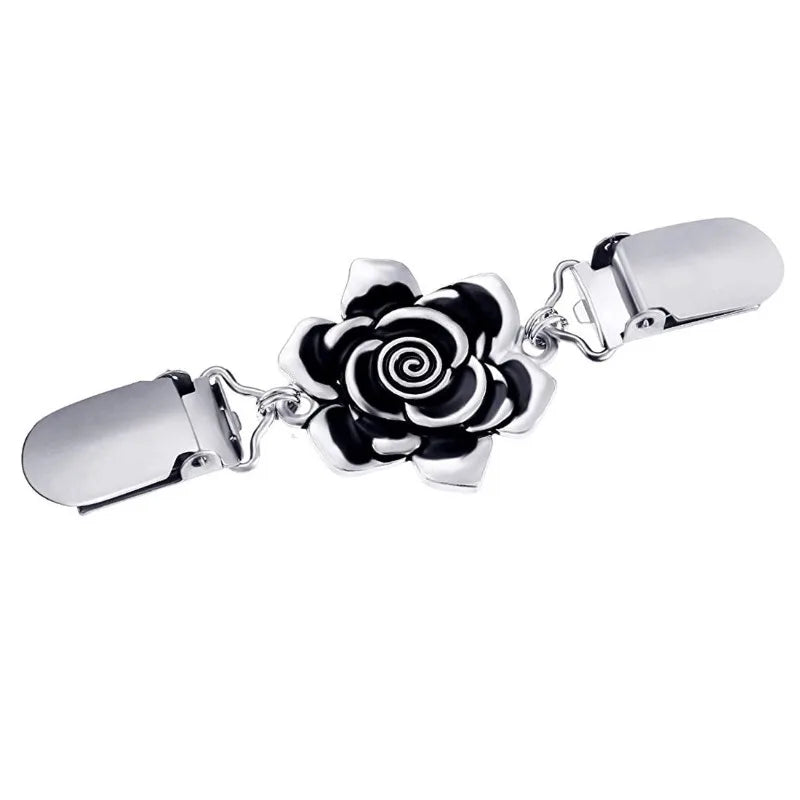 Retro Cardigan Pin - Metal Shawl Clip