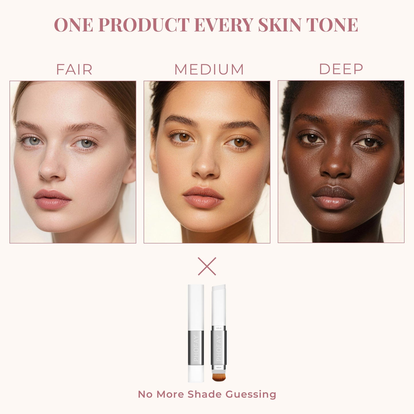 Color-changing Foundation Stick