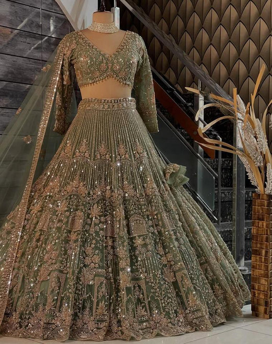 Stylish Premium Quality Soft Net Lehenga Choli