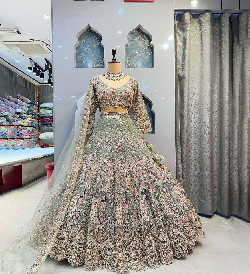 Elegant Butterfly Net Lehenga Choli