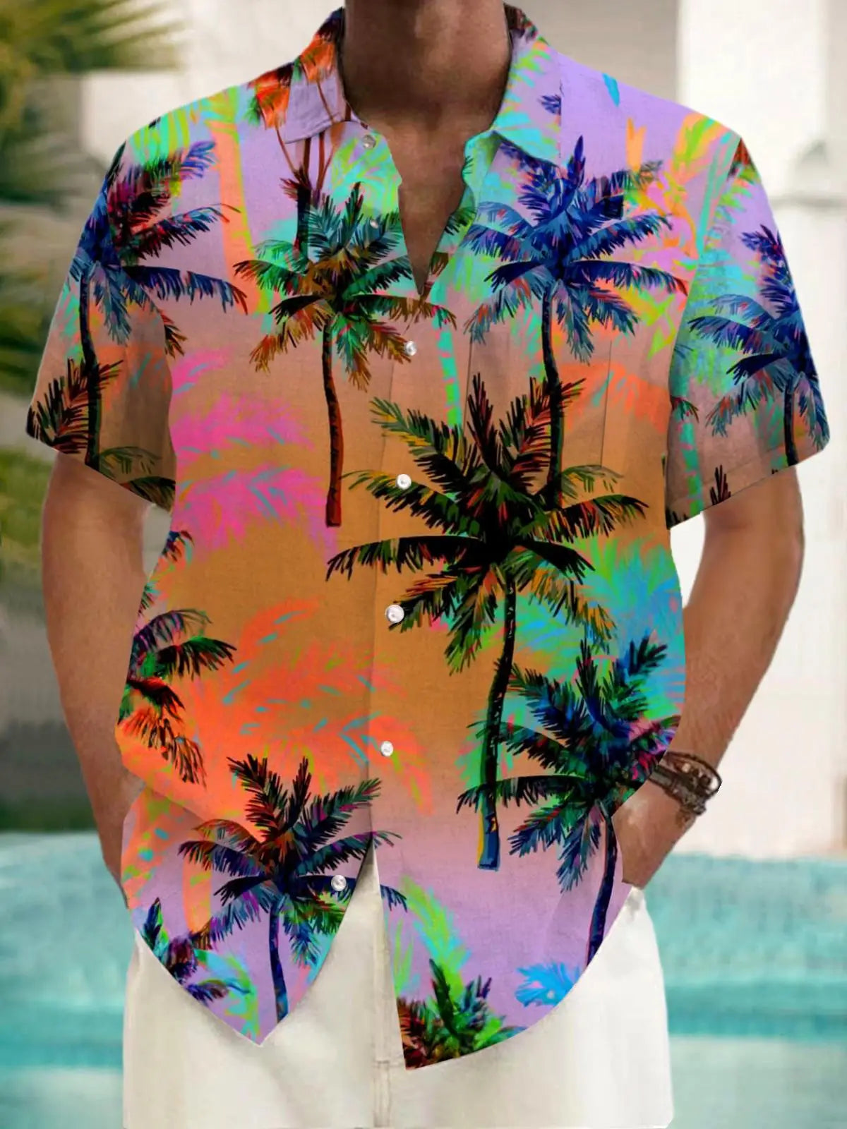 Hawaiian Shirt - Short Sleeve Button Down