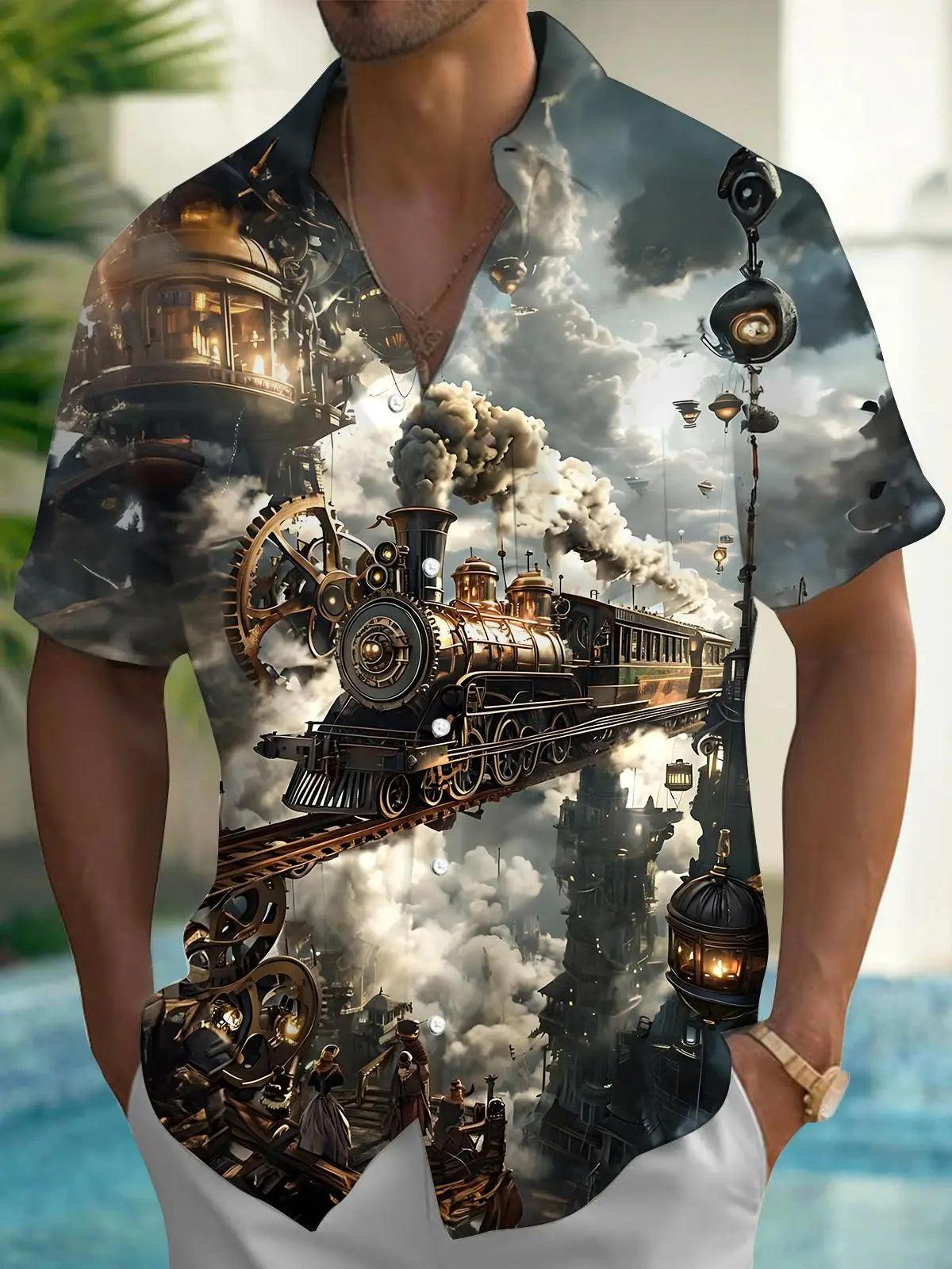 Hawaiian Shirt - Short Sleeve Button Down