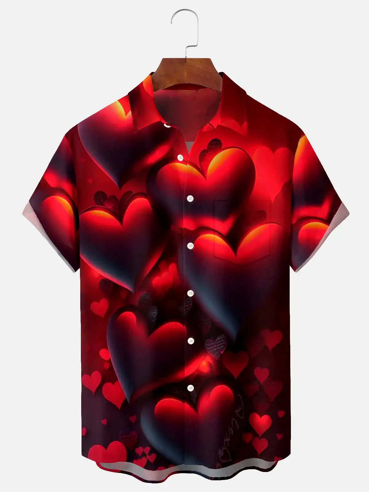 Men's Hawaii Beach Print Shirt | Short Sleeve