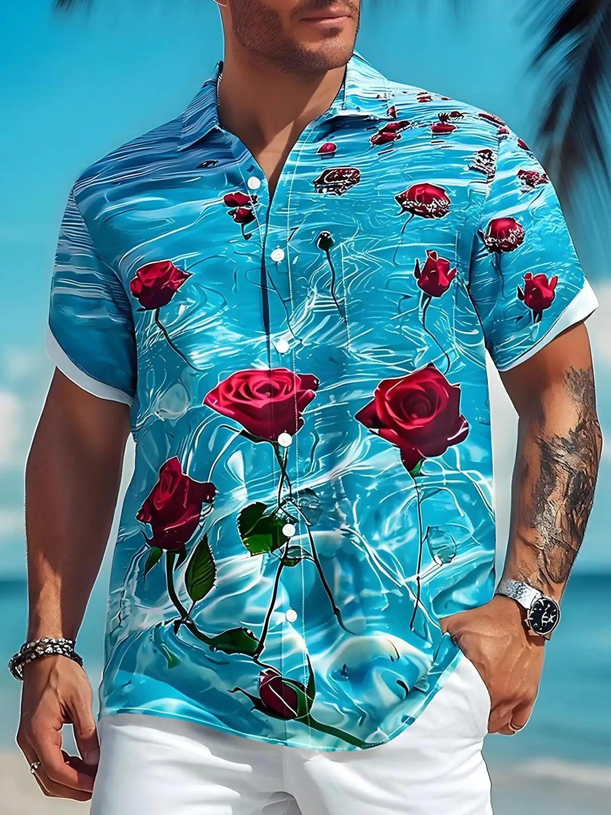 Hawaiian Shirt - Short Sleeve Button Down
