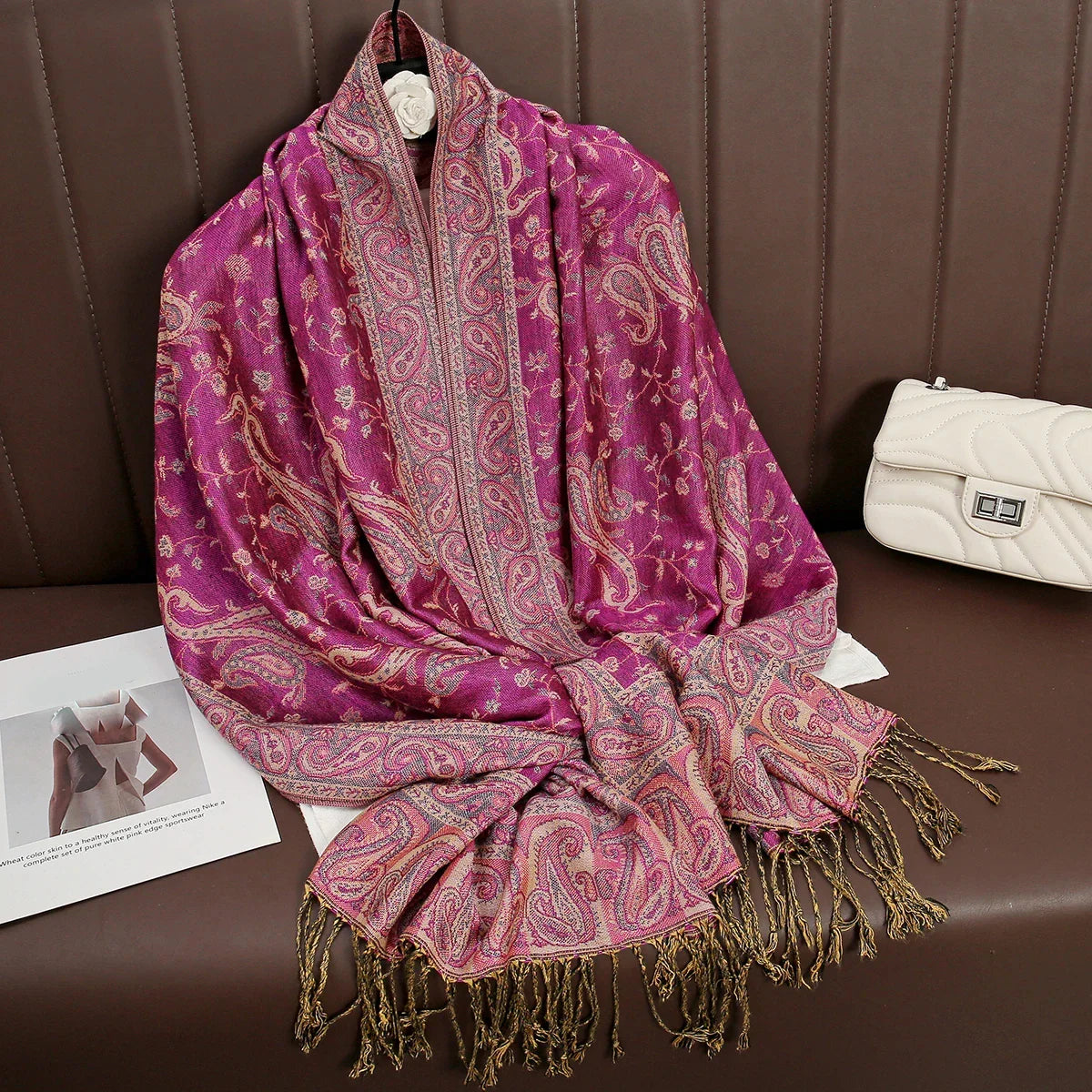 Luxury Pashmina Hijab Scarf - Cashmere Shawl