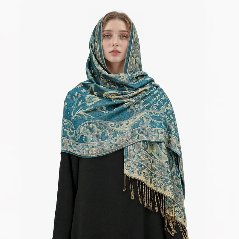 Luxury Pashmina Hijab Scarf - Cashmere Shawl