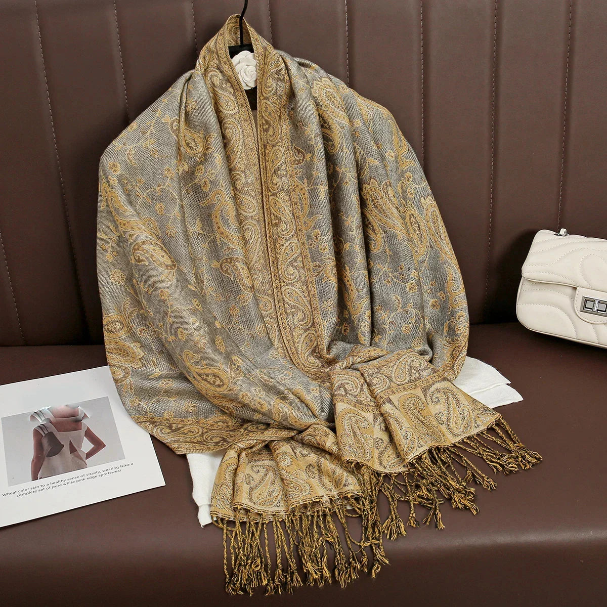Luxury Pashmina Hijab Scarf - Cashmere Shawl