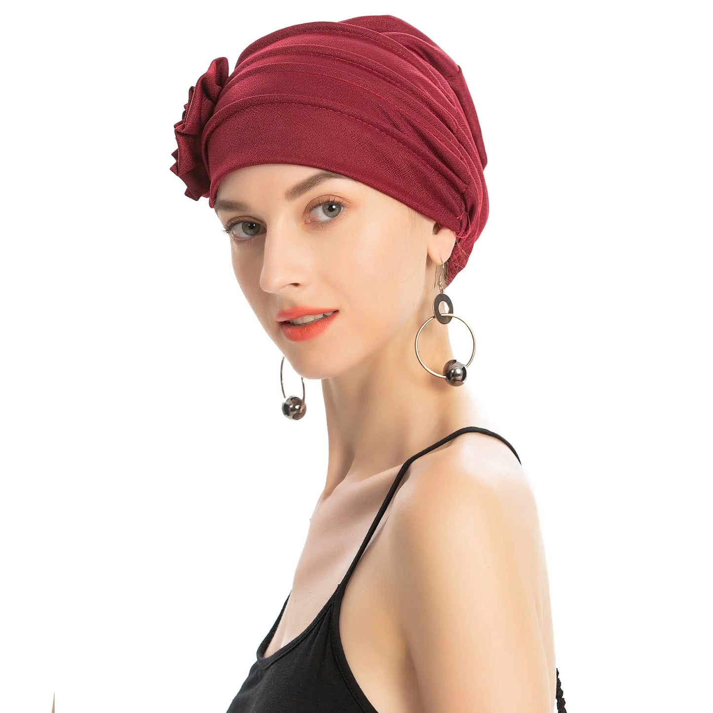 Flower Turban Hijab - Chemo Headwear