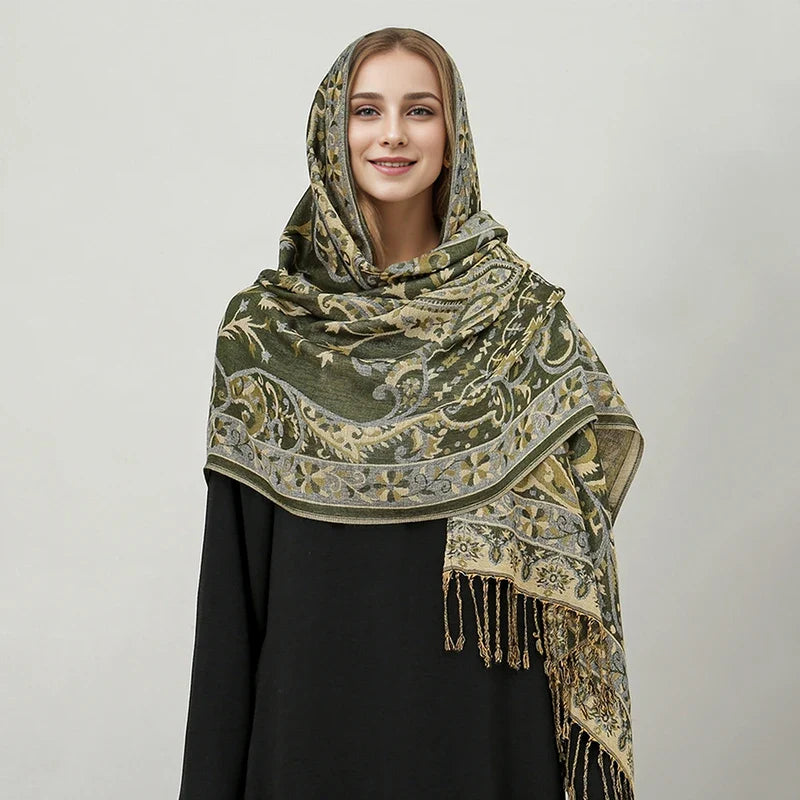 Luxury Pashmina Hijab Scarf - Cashmere Shawl