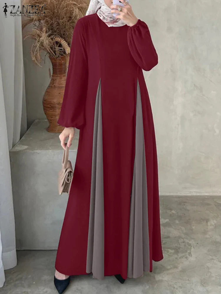Elegant Modest Abaya Dress - Long Sleeve Maxi | Premium Dress
