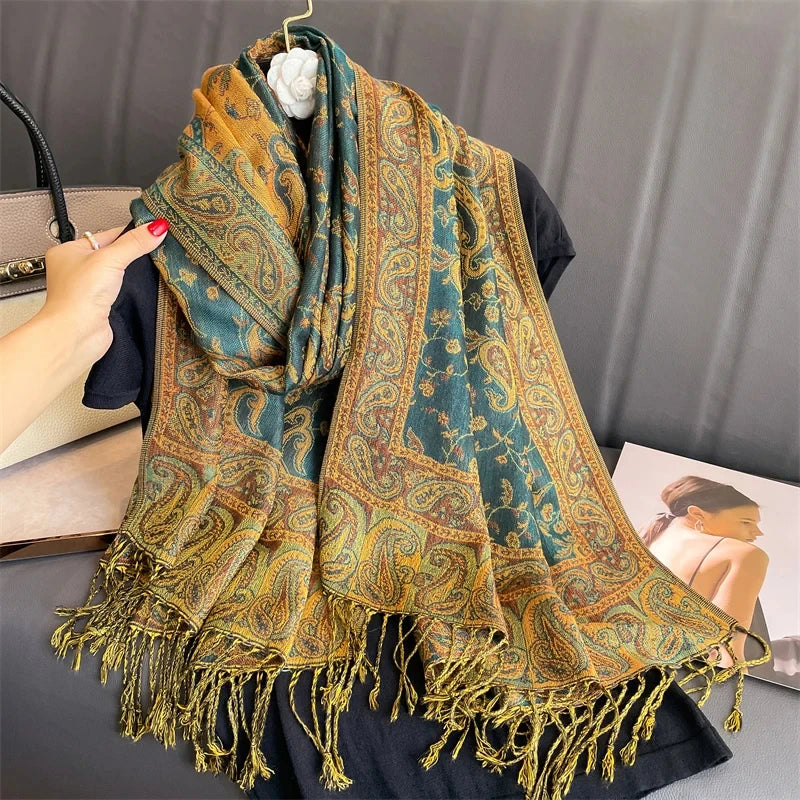 Luxury Pashmina Hijab Scarf - Cashmere Shawl