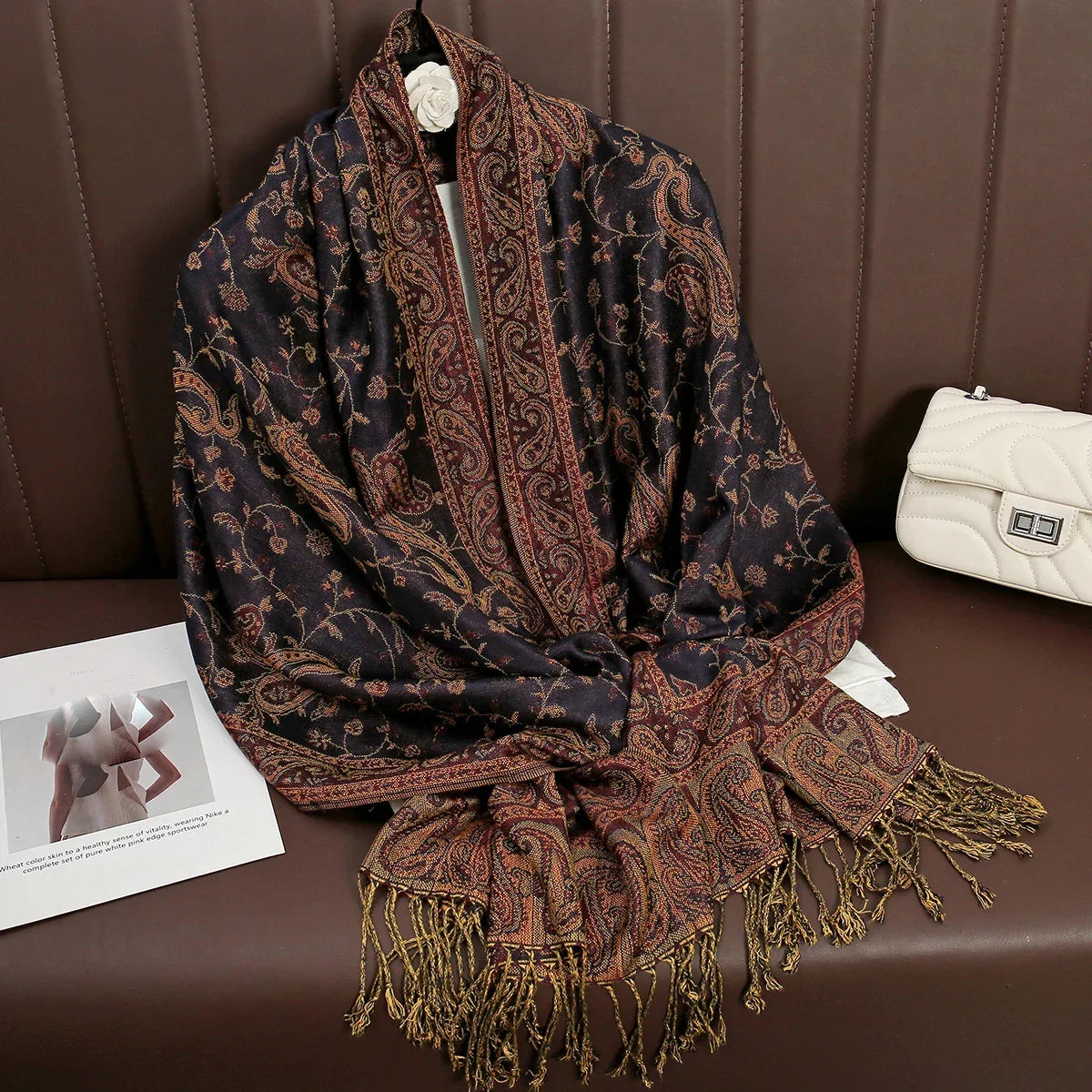 Luxury Pashmina Hijab Scarf - Cashmere Shawl