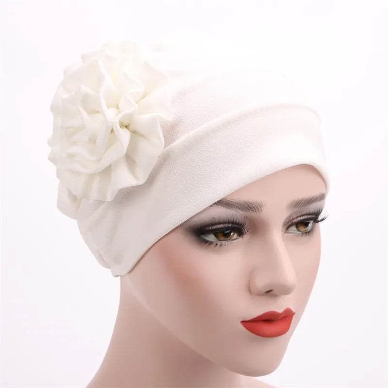 Flower Turban Hijab - Chemo Headwear