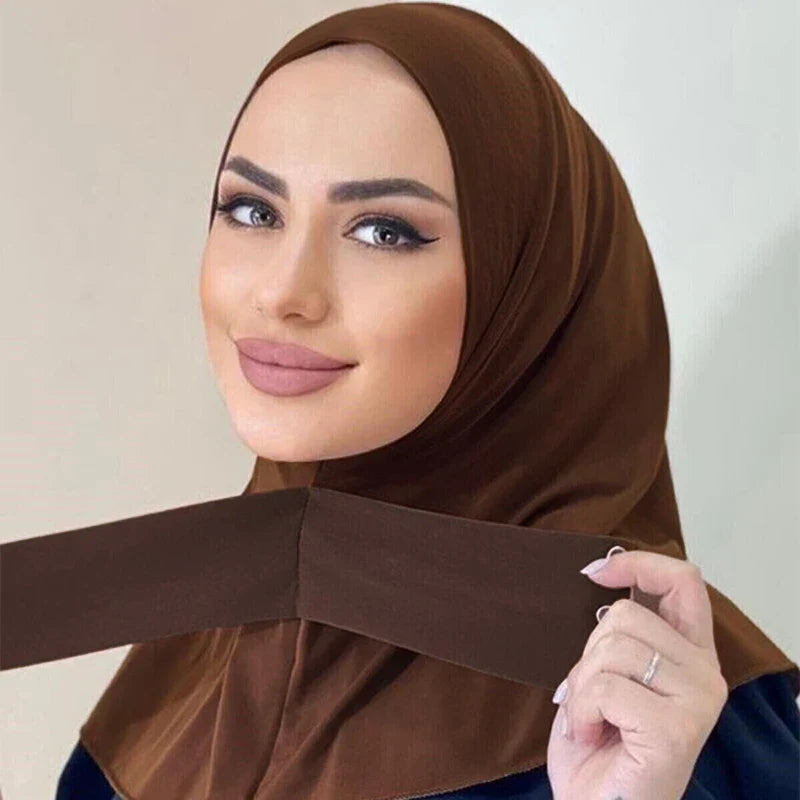 Instant Hijab - Full Cover Jersey Scarf