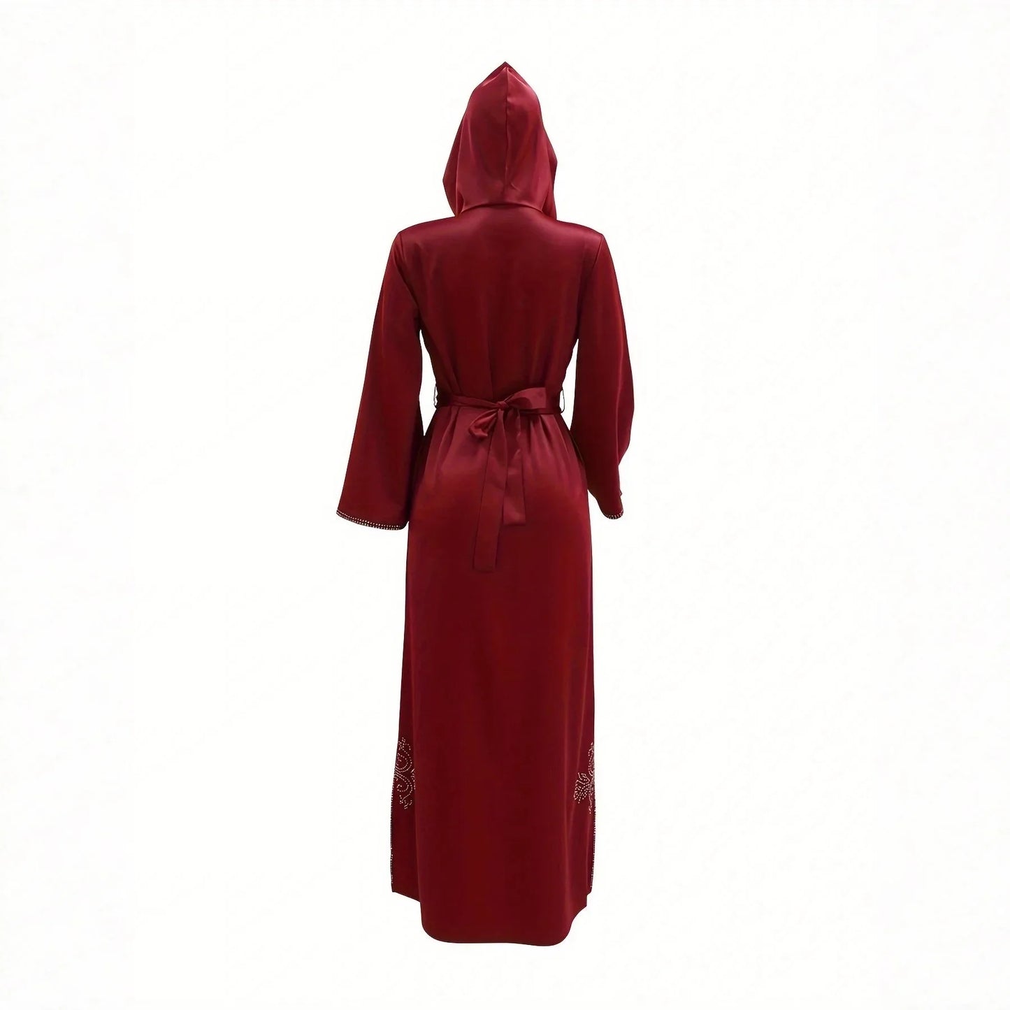 Diamond Hooded Abaya - Kaftan Dress