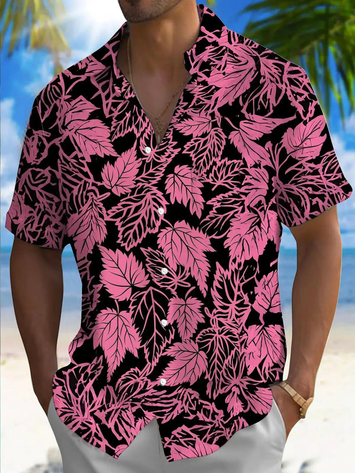 Hawaiian Shirt - Short Sleeve Button Down