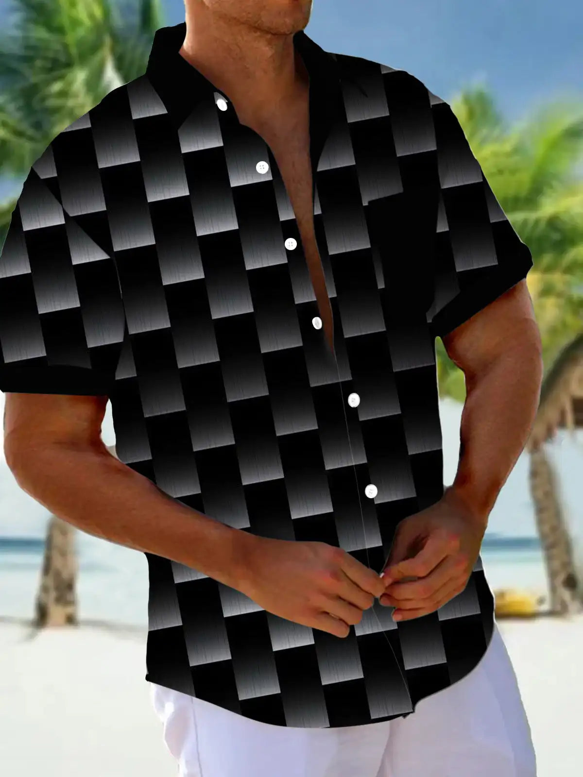 Hawaiian Shirt - Short Sleeve Button Down