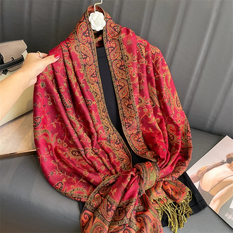 Luxury Pashmina Hijab Scarf - Cashmere Shawl