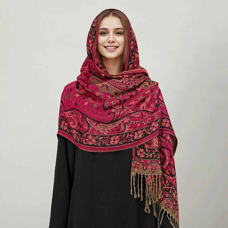Luxury Pashmina Hijab Scarf - Cashmere Shawl