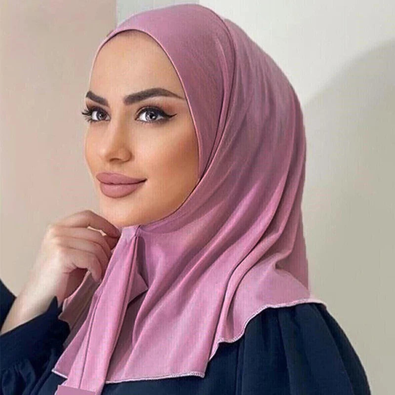 Instant Hijab - Full Cover Jersey Scarf