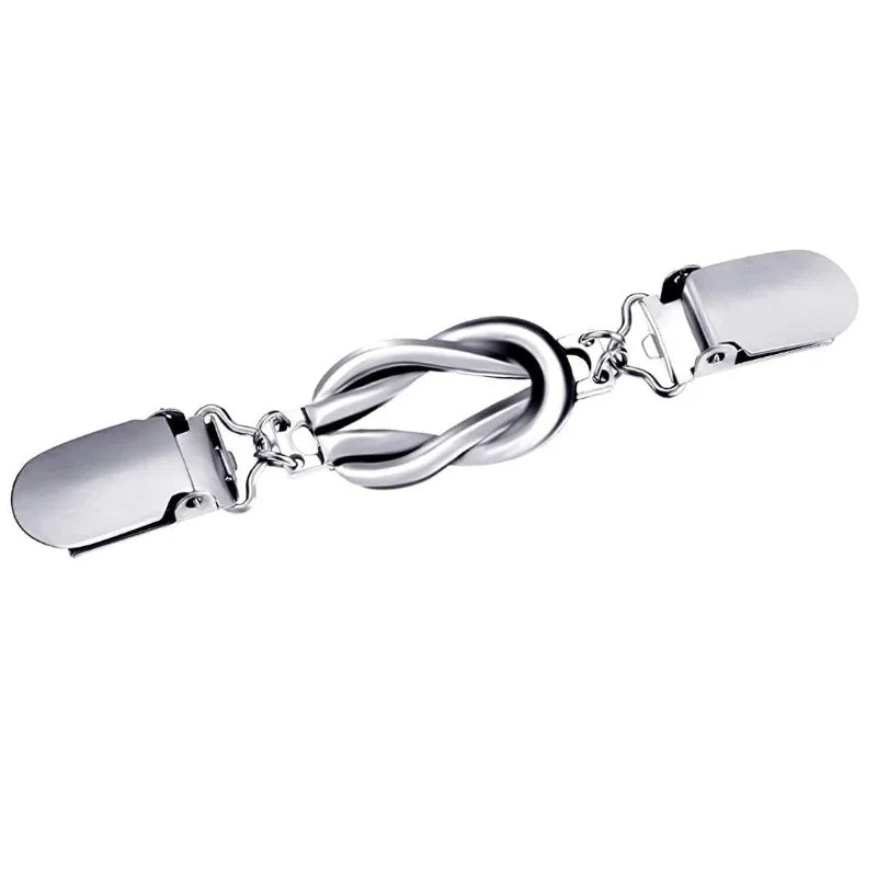 Retro Cardigan Pin - Metal Shawl Clip