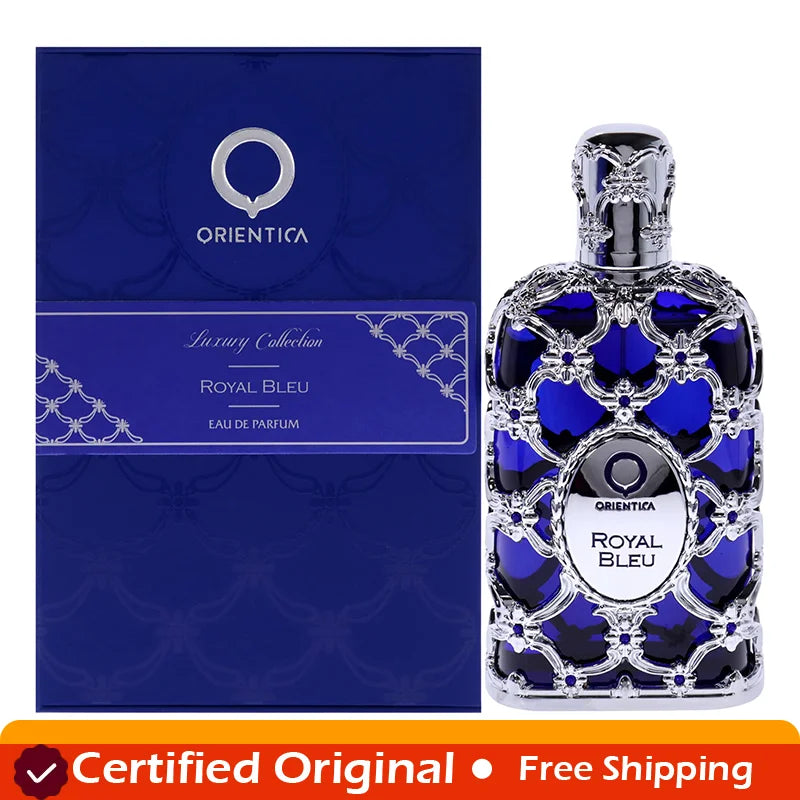 Orientica Luxury Collection Royal Bleu Eau De Parfum – Woody, Spicy, Vanilla, Cardamom, Bergamot,