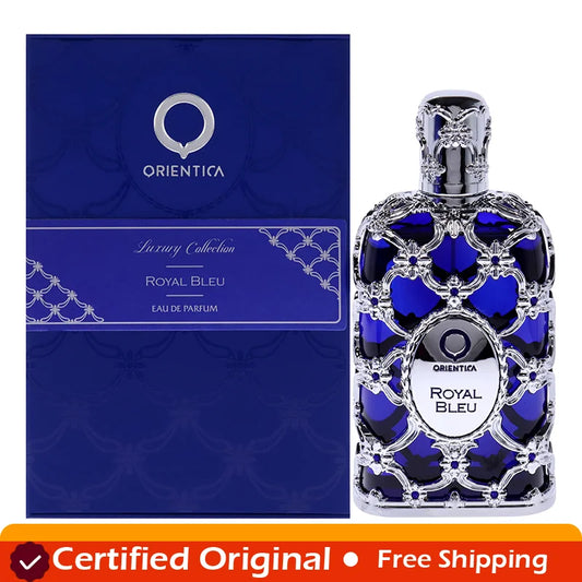 Orientica Luxury Collection Royal Bleu Eau De Parfum – Woody, Spicy, Vanilla, Cardamom, Bergamot,