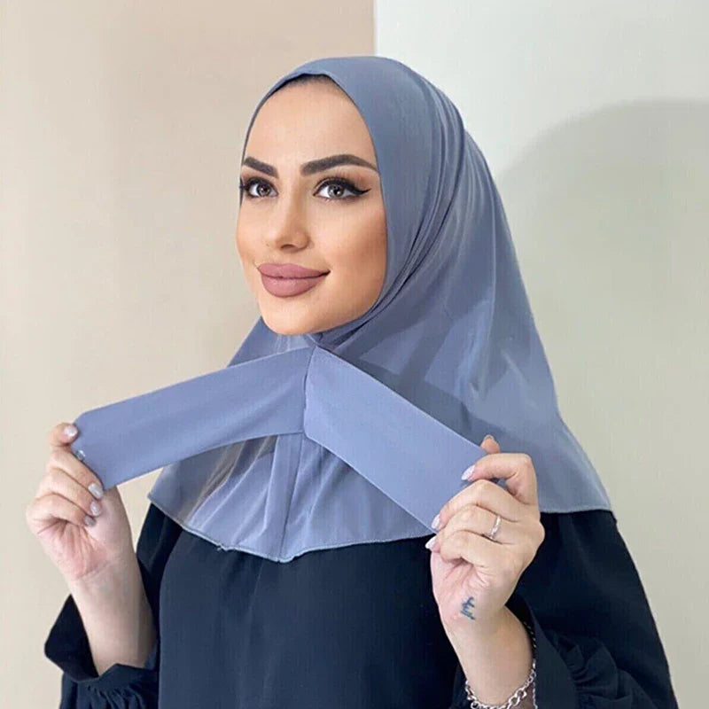 Instant Hijab - Full Cover Jersey Scarf