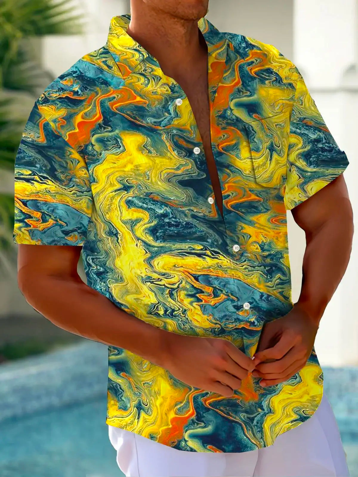 Hawaiian Shirt - Short Sleeve Button Down