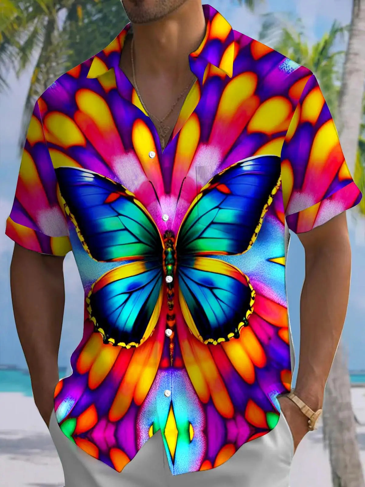 Hawaiian Shirt - Short Sleeve Button Down