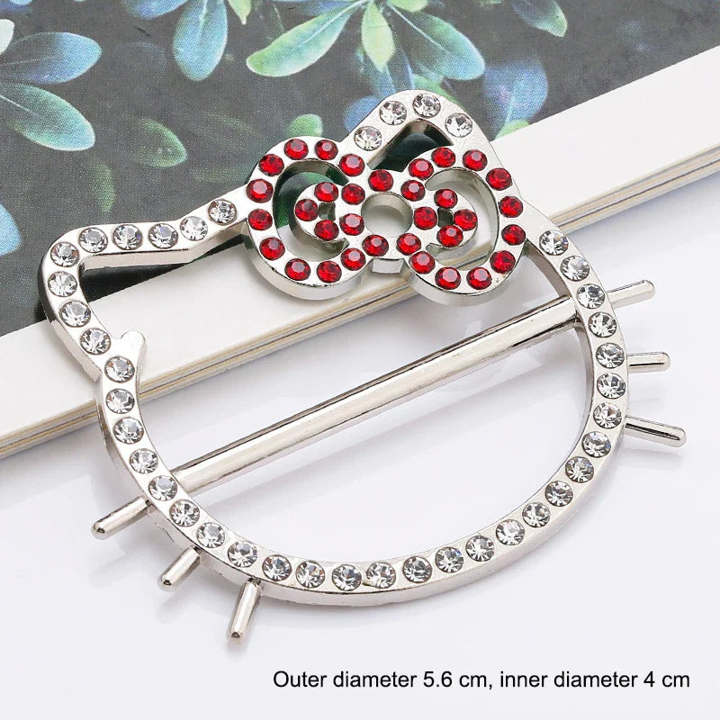 Pearl Rhinestone Brooch - Minimalist Pin