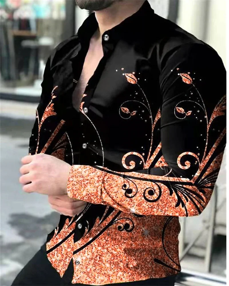 3D Print Long Sleeve Beach Streetwear