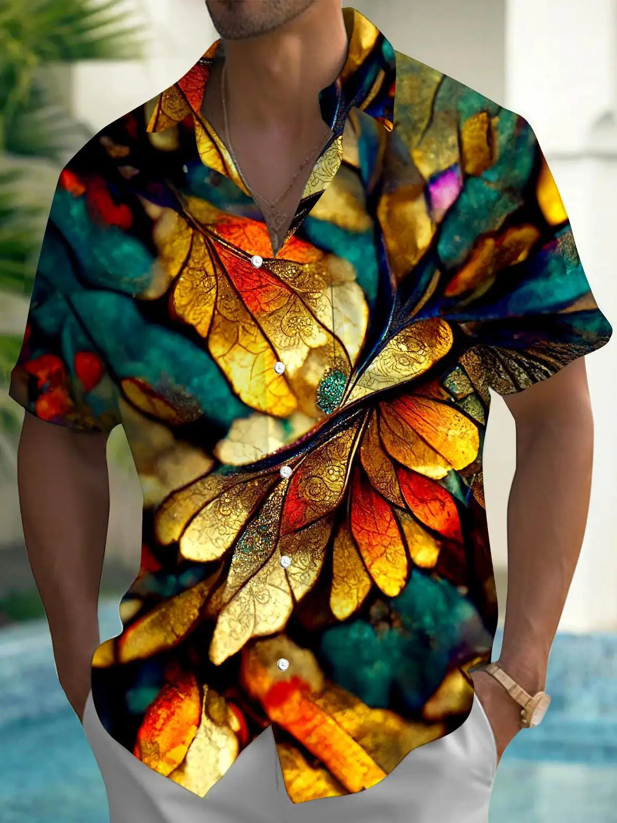 Hawaiian Shirt - Short Sleeve Button Down