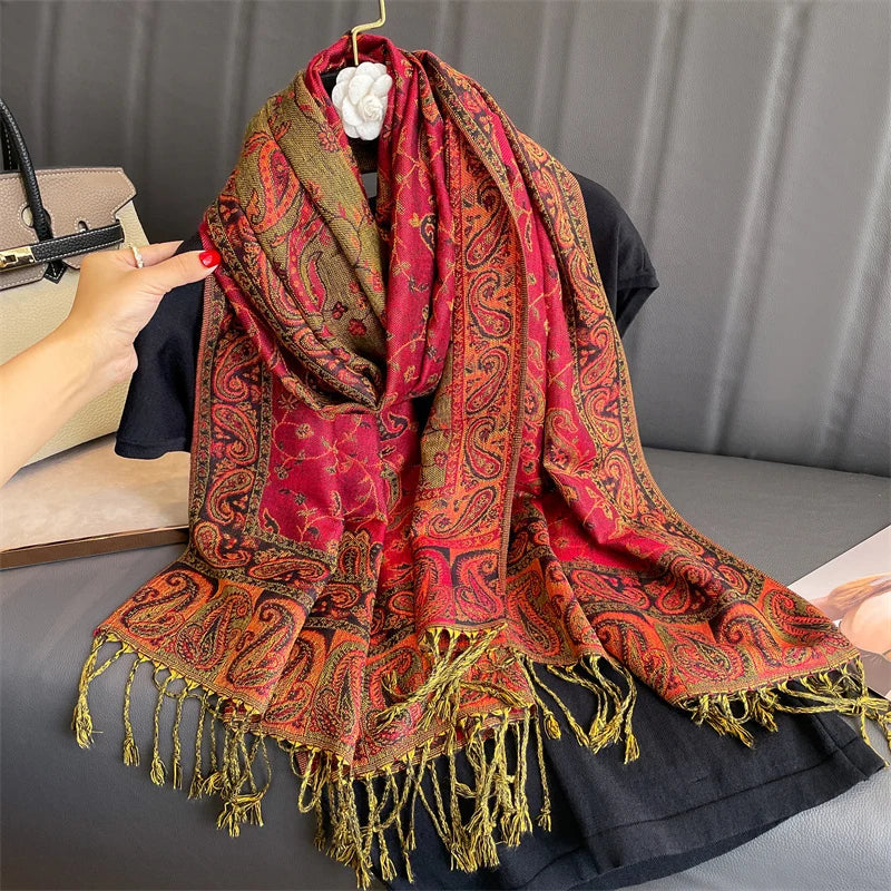 Luxury Pashmina Hijab Scarf - Cashmere Shawl