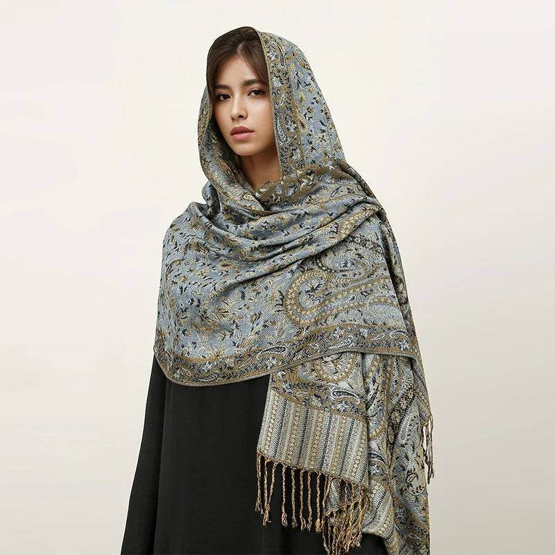 Luxury Pashmina Hijab Scarf - Cashmere Shawl