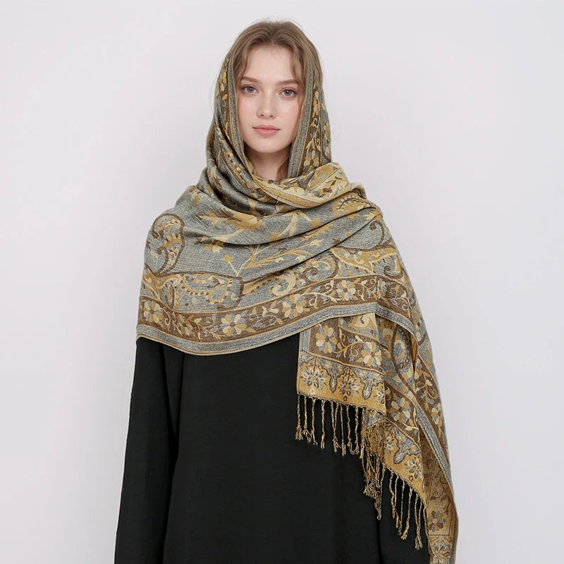 Luxury Pashmina Hijab Scarf - Cashmere Shawl