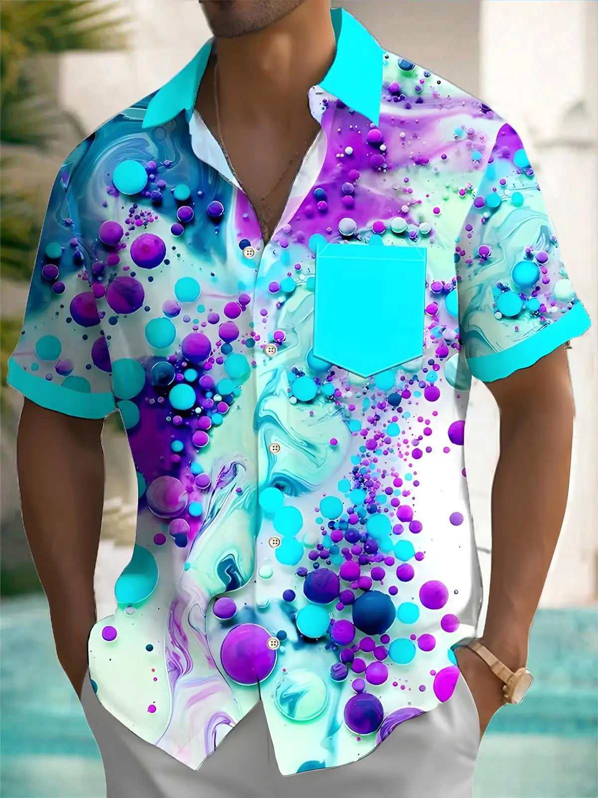 Hawaiian Shirt - Short Sleeve Button Down