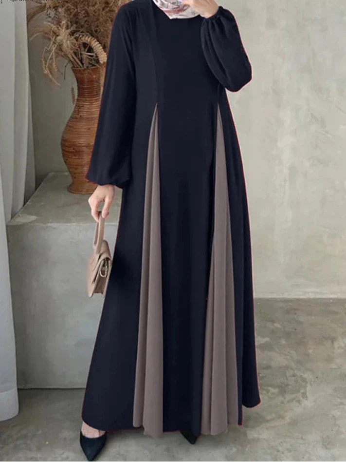 Elegant Modest Abaya Dress - Long Sleeve Maxi | Premium Dress