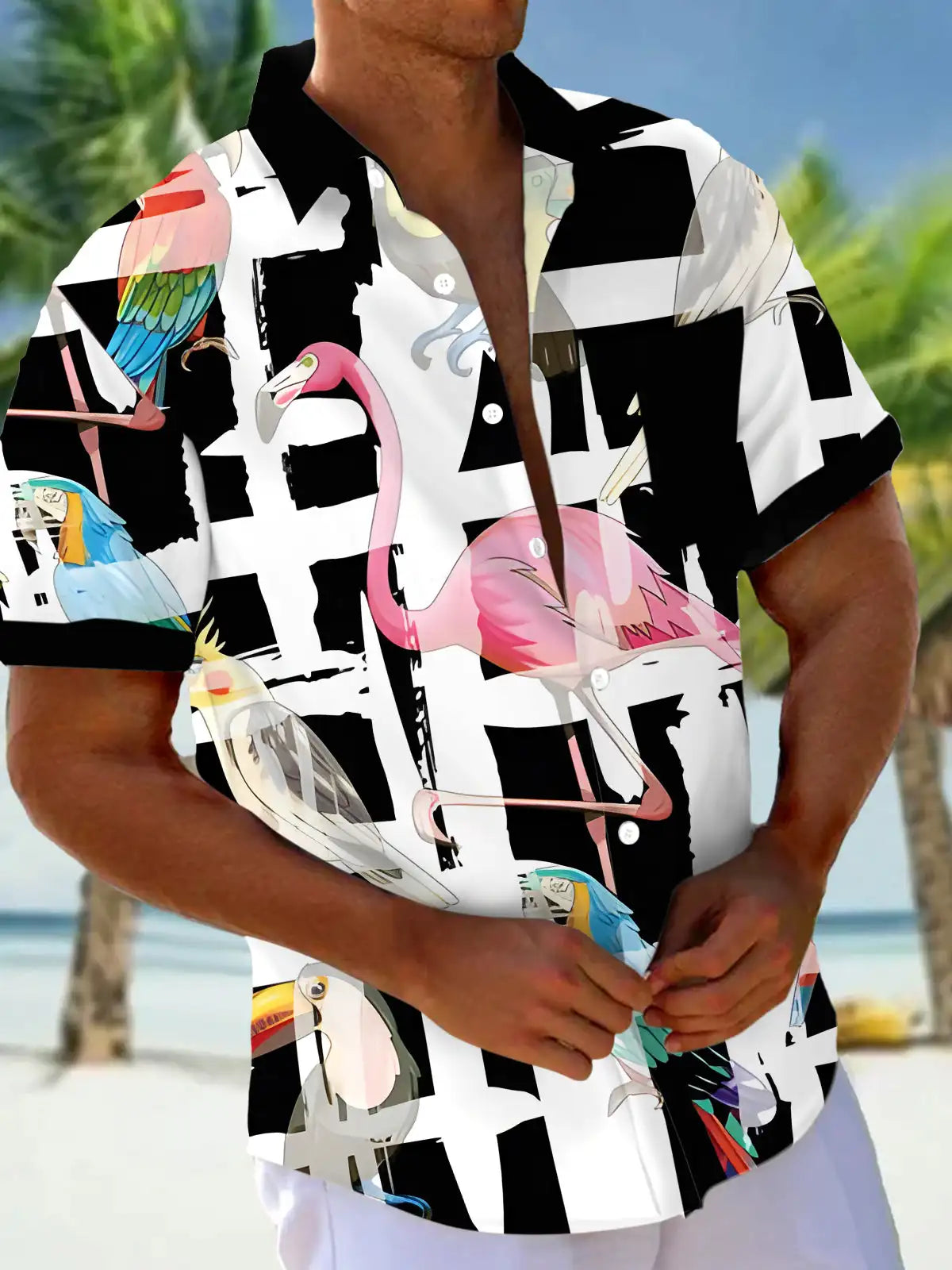 Hawaiian Shirt - Short Sleeve Button Down