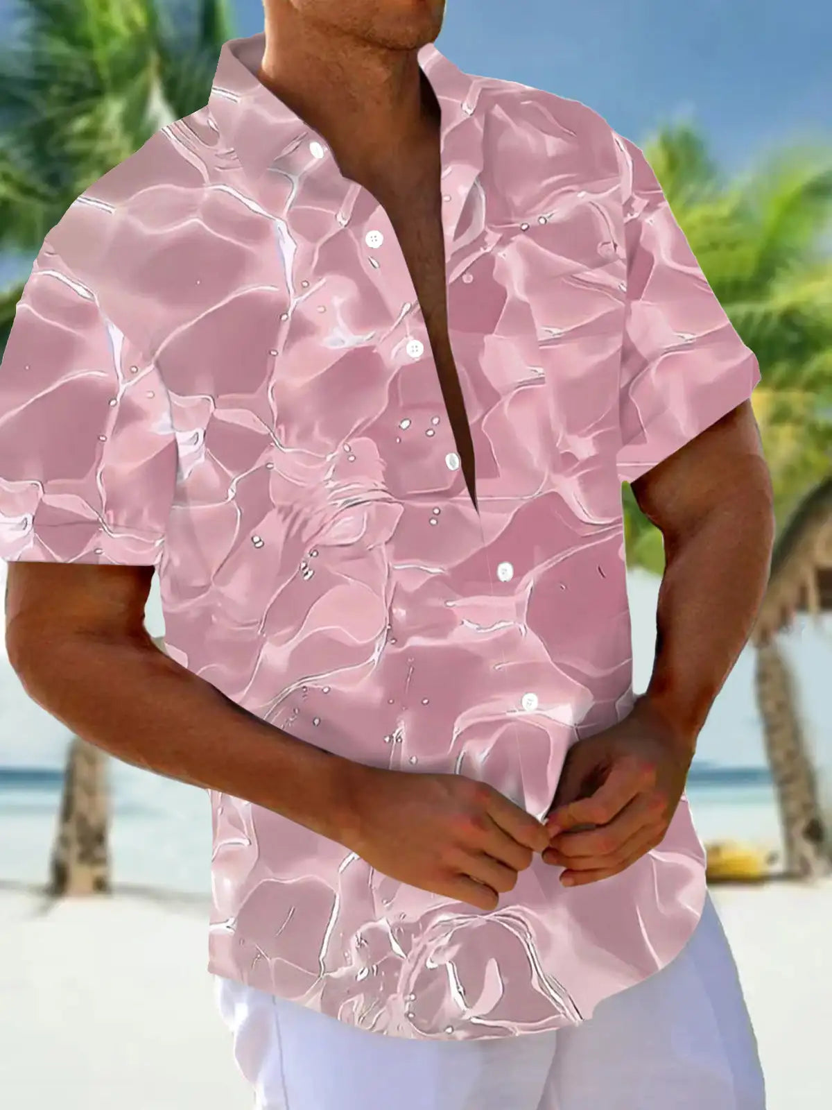 Hawaiian Shirt - Short Sleeve Button Down