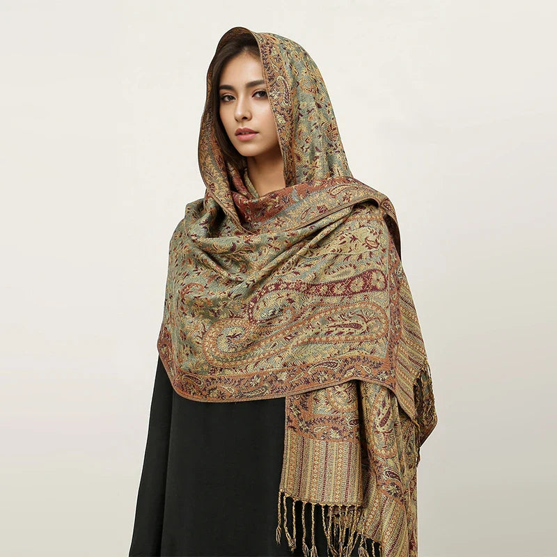 Luxury Pashmina Hijab Scarf - Cashmere Shawl