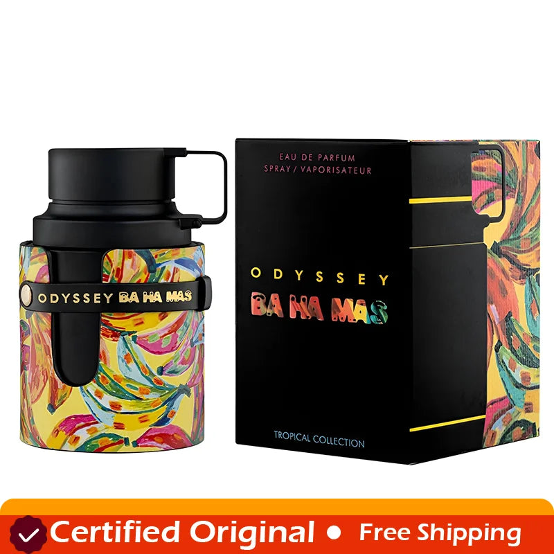 Armaf Odyssey Ba Ha Mas Tropical Collection Fruity Aquatic, Woody Eau De Parfum Spray Long-Lasting 3.4 Ounce / 100 Ml