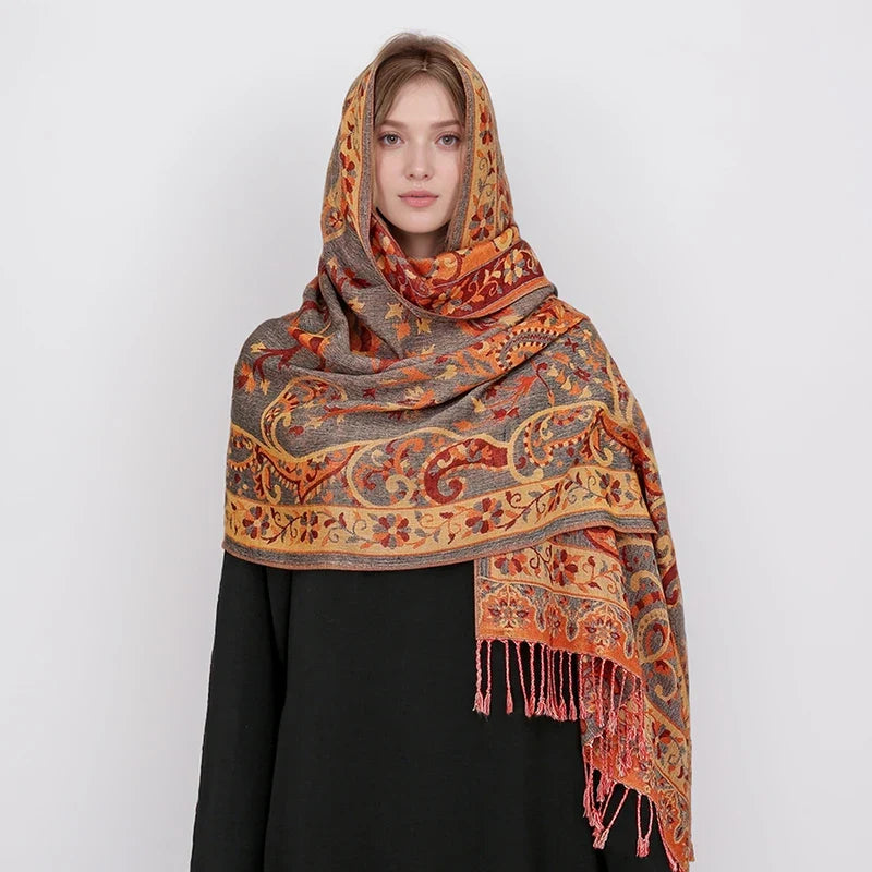 Luxury Pashmina Hijab Scarf - Cashmere Shawl