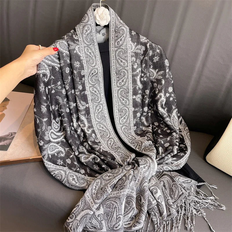 Luxury Pashmina Hijab Scarf - Cashmere Shawl