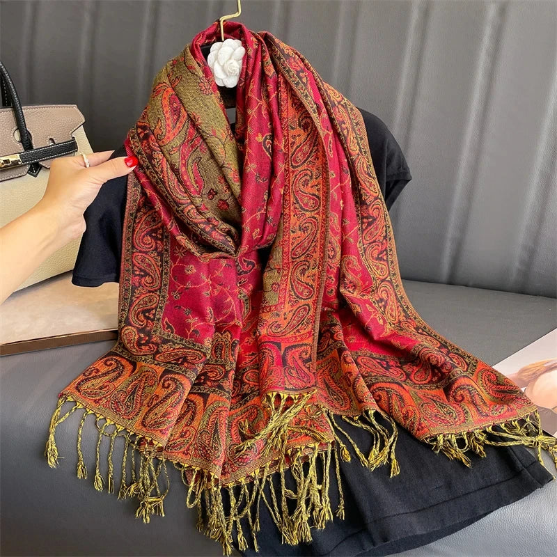 Luxury Pashmina Hijab Scarf - Cashmere Shawl
