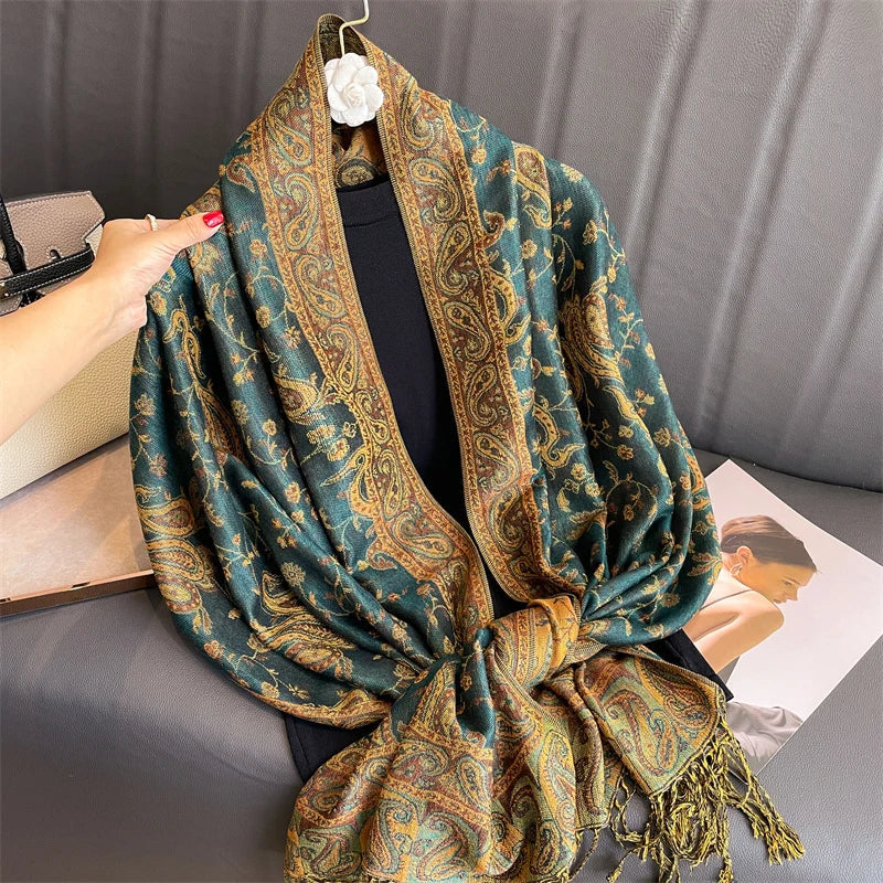 Luxury Pashmina Hijab Scarf - Cashmere Shawl