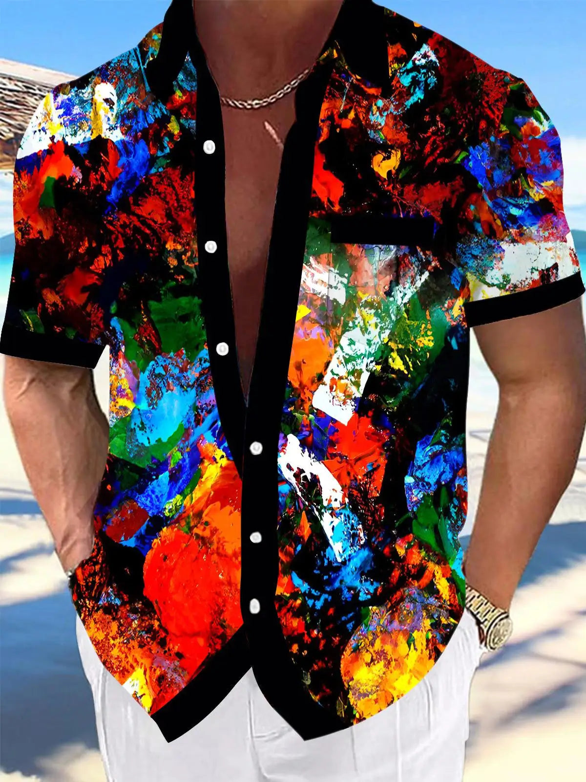 Hawaiian Shirt - Short Sleeve Button Down
